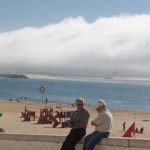 mistwolk in Nazaré